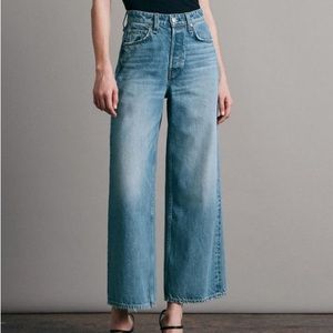Rag & Bone Maya High Rise Wide Leg Jeans in Clearwater
